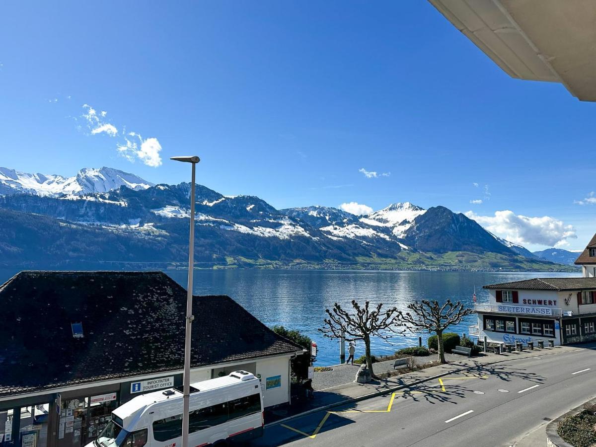 Seehotel Riviera At Lake Lucerne Gersau Kültér fotó
