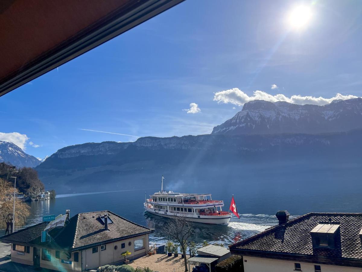 Seehotel Riviera At Lake Lucerne Gersau Kültér fotó