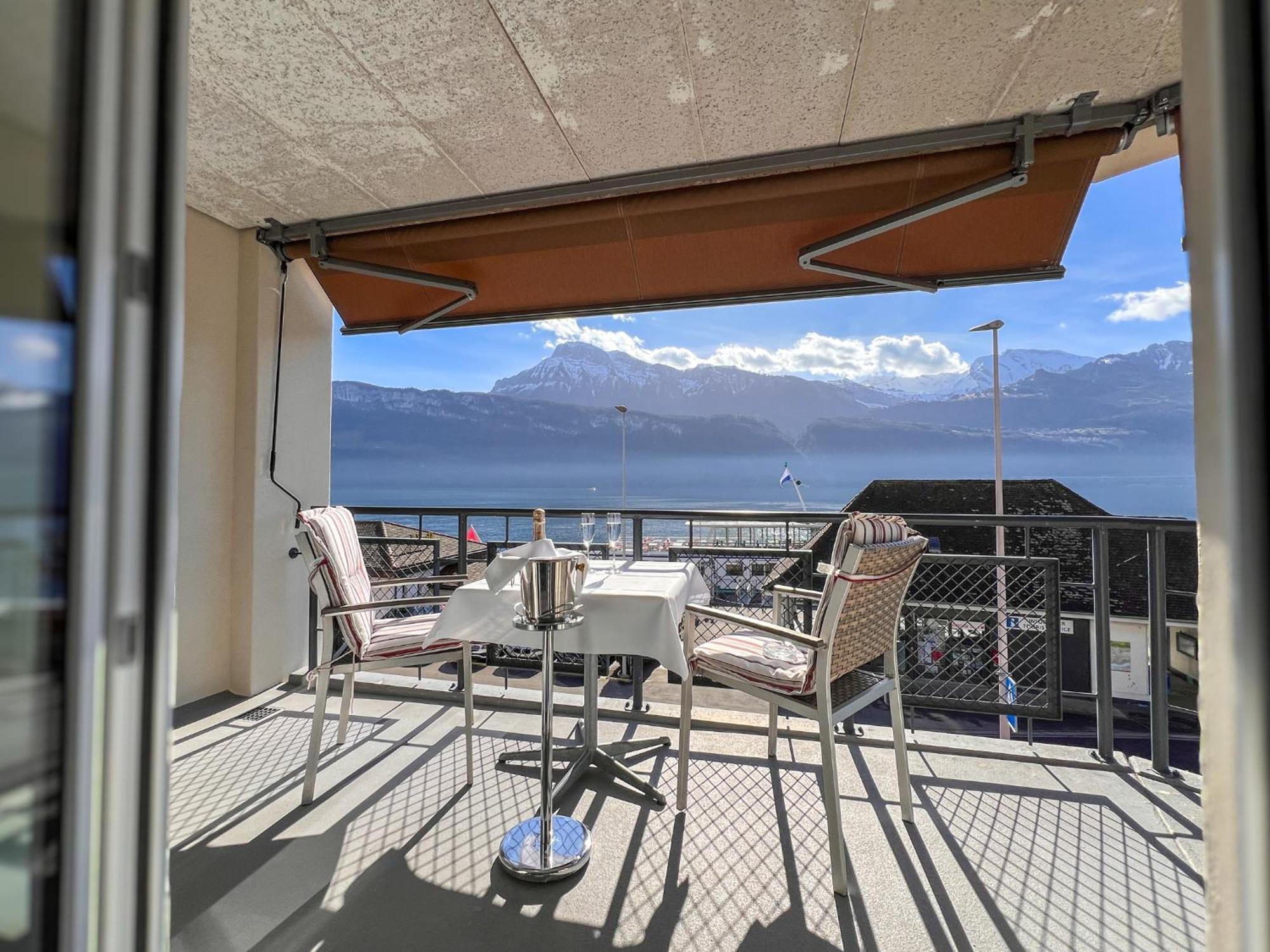Seehotel Riviera At Lake Lucerne Gersau Kültér fotó